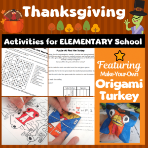 Thanksgiving for elementary school