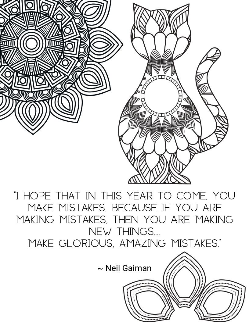 Growth Mindset Coloring Page for Back to School - Logic ...